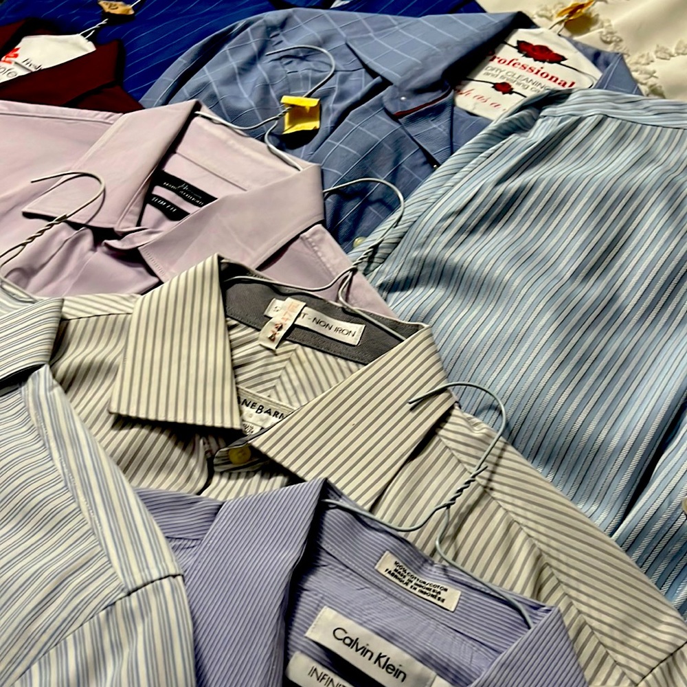 11 mens medium dress shirts